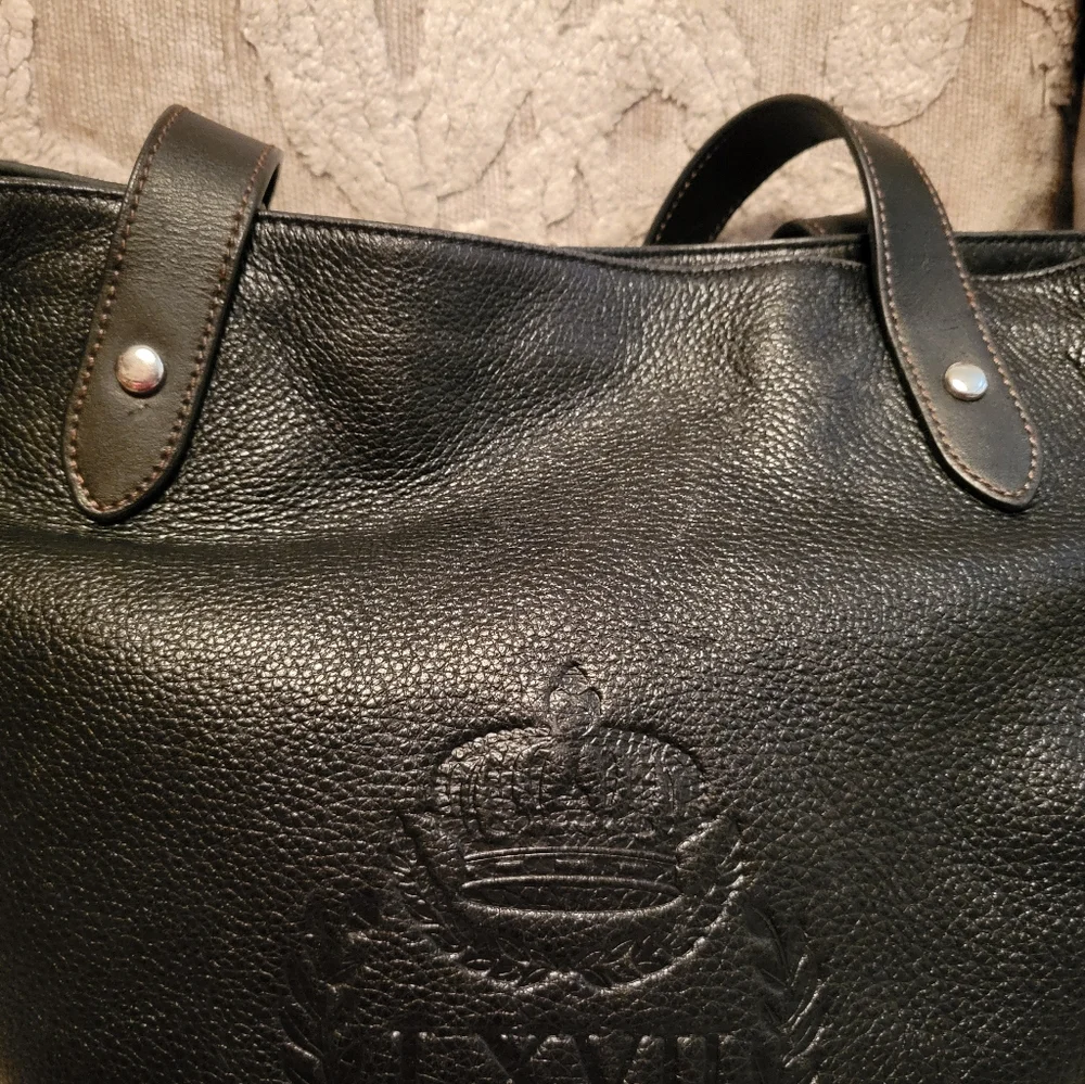 Ralph Lauren Black Leather Tote Bag - Picture 4 of 7